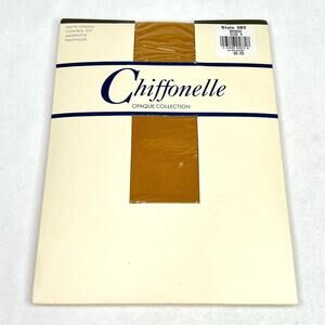 Vintage Chifonelle For Filene's Bronze Control Top Pantyhose Small